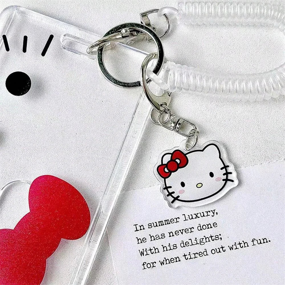 Cute Hello Kitty Badge & Credit Card Holder | Cartoon ID Case