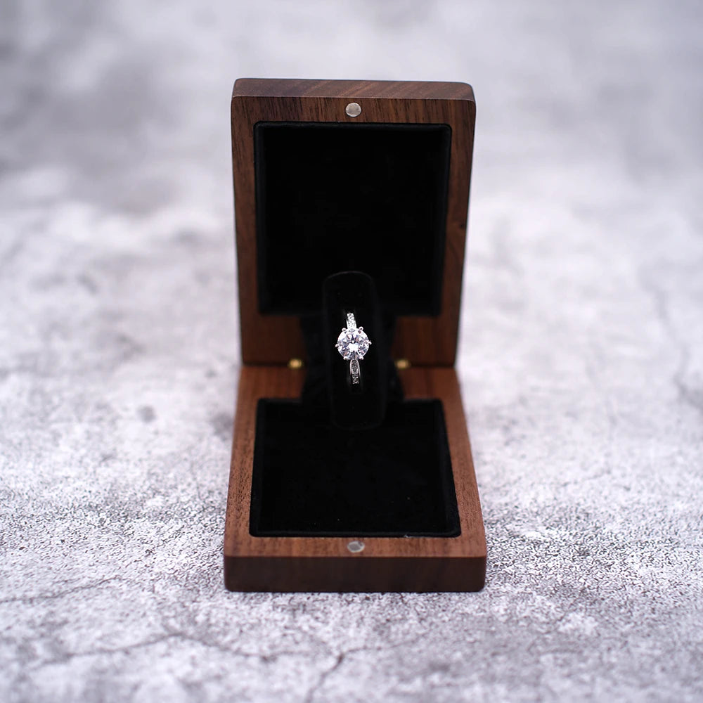 Personalized Proposal Ring Box - Custom Name Jewelry Storage