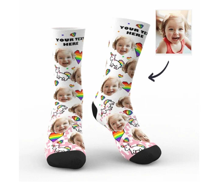 Customized Lover Face Socks - Memorable Christmas Present