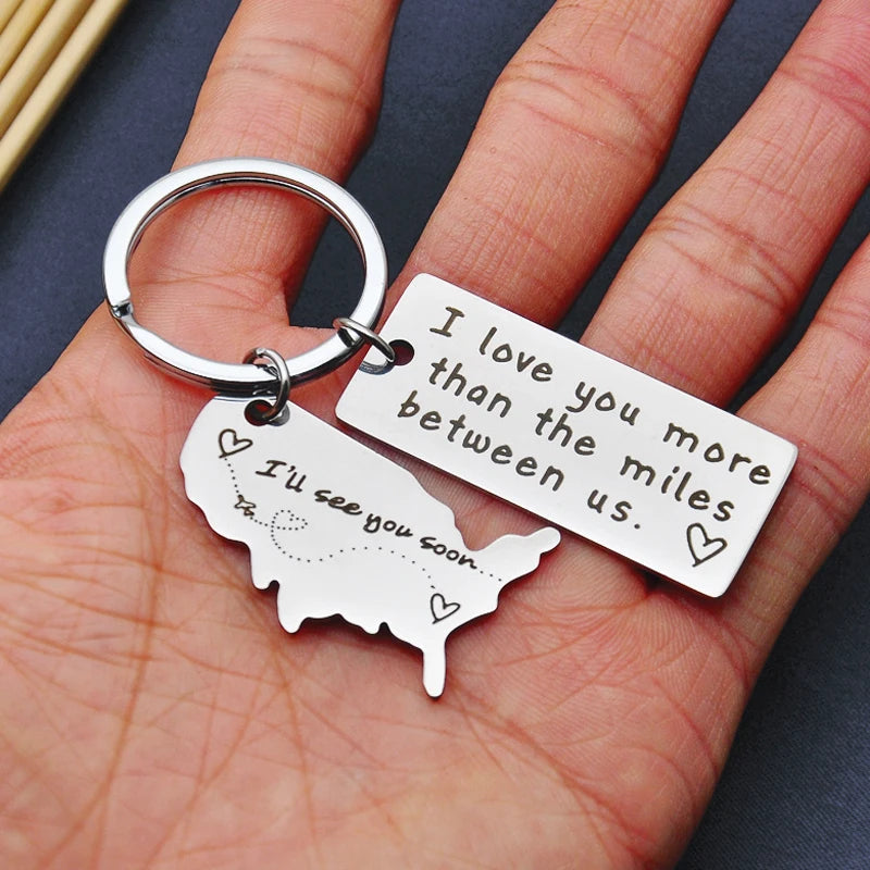 Thoughtful Keychains for Long-Distance Lovers | Show Your Love