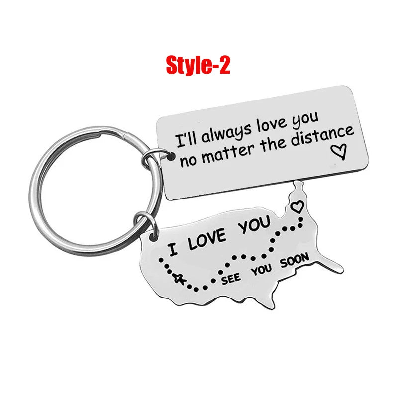 Thoughtful Keychains for Long-Distance Lovers | Show Your Love