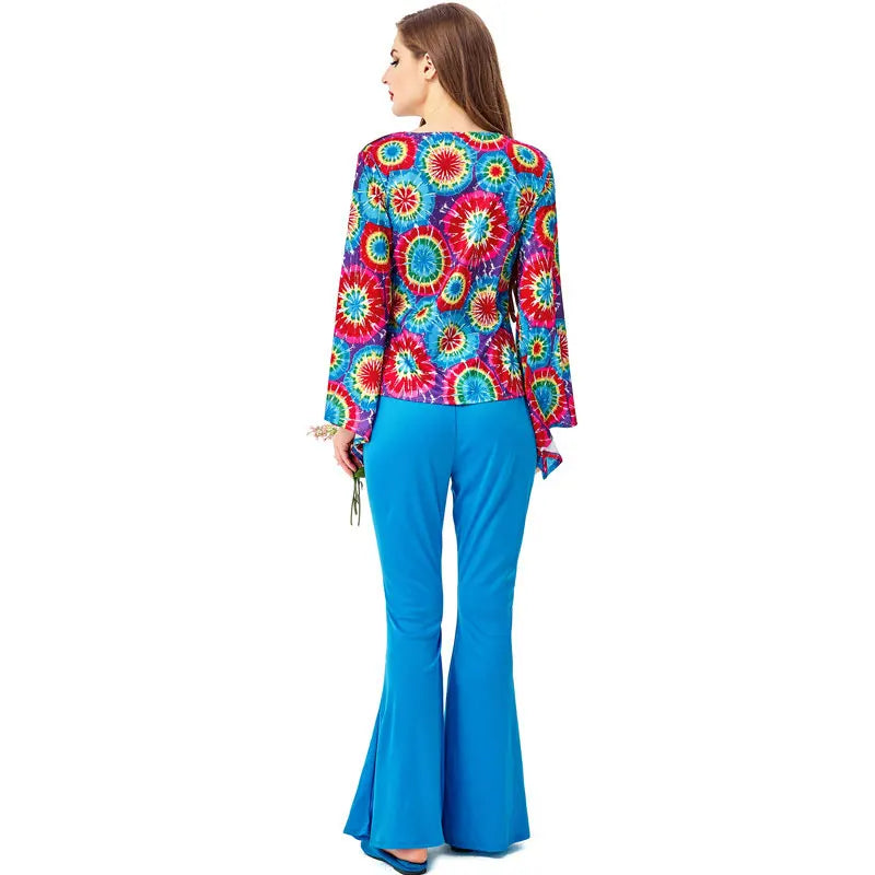 Retro 60s 70s Hippie Love Peace Costumes - Perfect for Couples, Halloween, Purim, and Parties