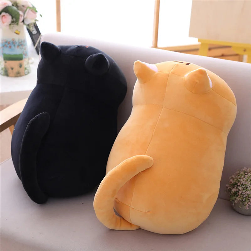 Soft Sweet Cat Plush Toy - Cute Cartoon Pillow for Kids & Babies