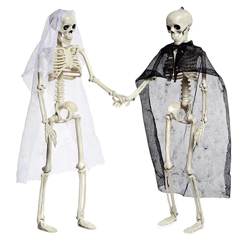 Halloween Human Skeleton Figures | Scary Props for Party Decor