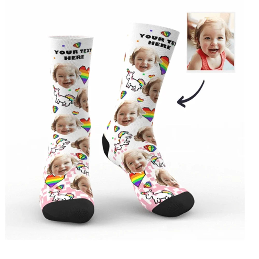 Customized Lover Face Socks - Memorable Christmas Present