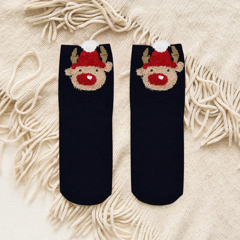 Xmas Cartoon Socks Ornaments - Perfect for Tree Decoration