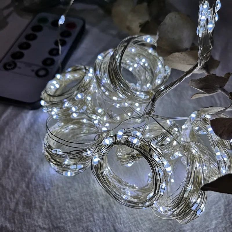 Christmas Ornaments Garland Lights - Perfect for Home Decor