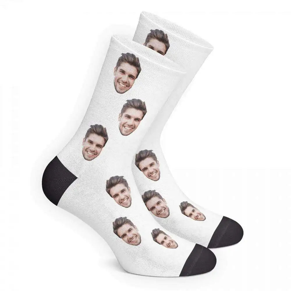 Custom face photo socks women men birthday funny Valentine's gift,personalised head socks wedding Keepsake valentines present