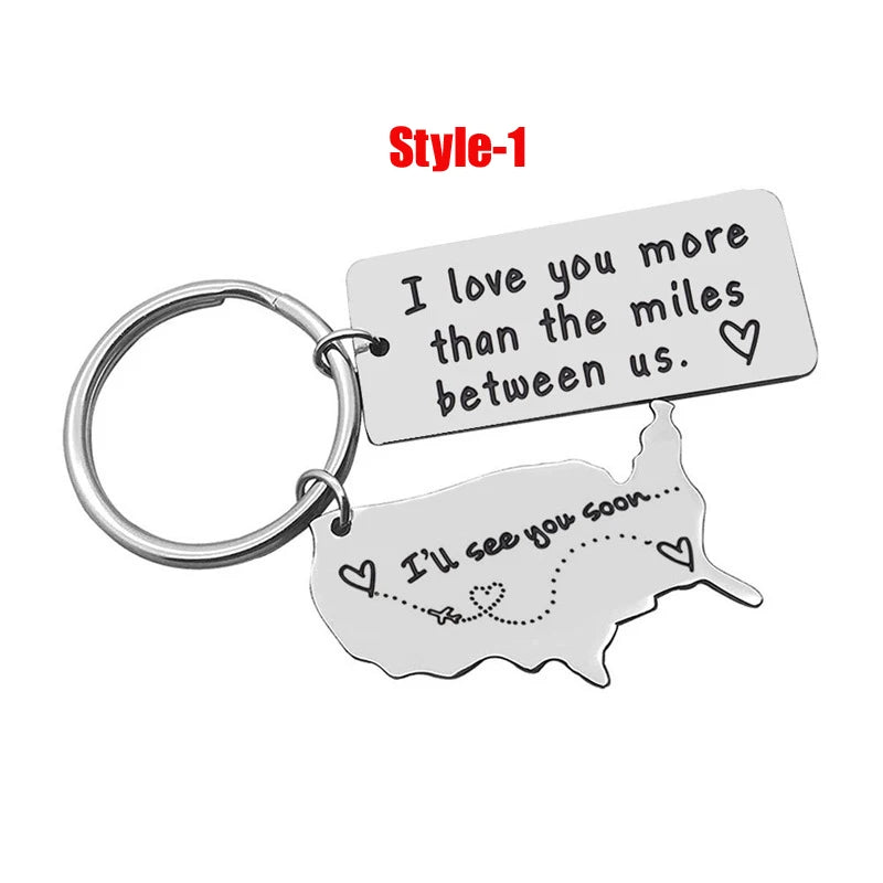 Thoughtful Keychains for Long-Distance Lovers | Show Your Love