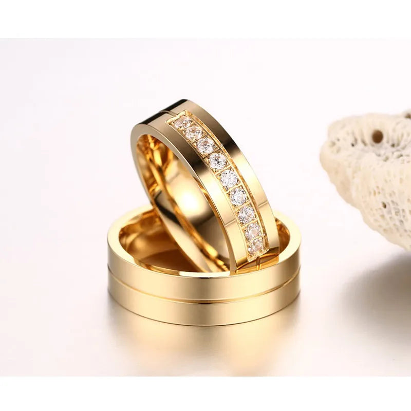 Trendy Personalized Gold Ring | Classic Style for Women