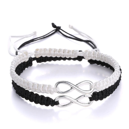 Retro Infinity Bracelet Set | Perfect Gift for Couples and Friends