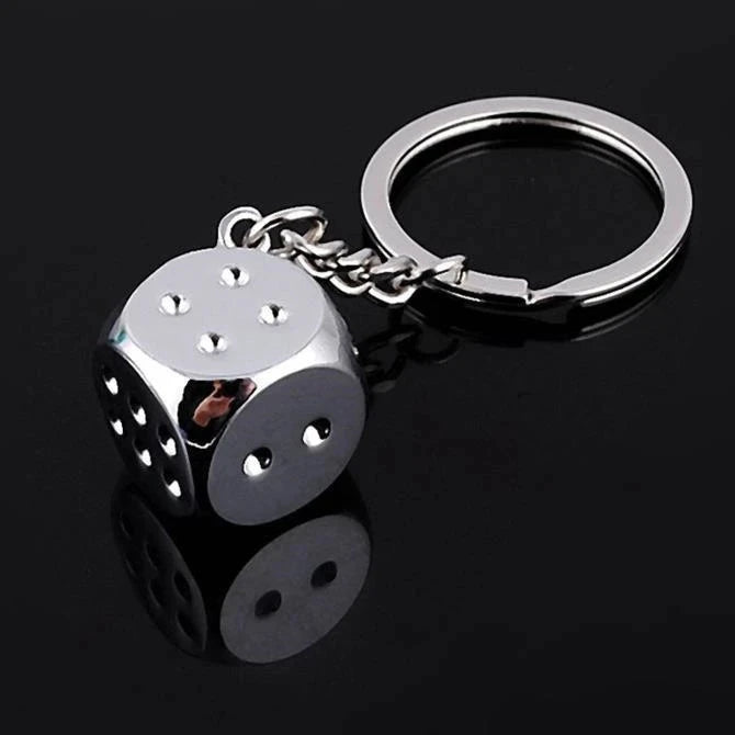 New Metal Dice and Guitar Key Chains | Fun Accessories for Every Lifestyle