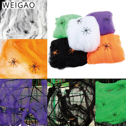 Cotton Thread Spider Webs | Transform Your Home into a Haunted Space