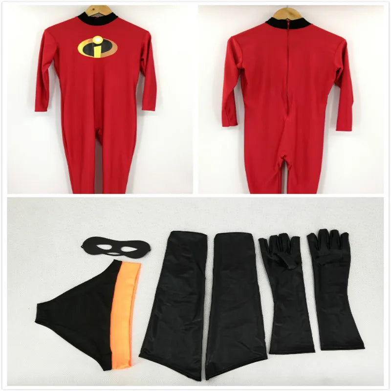 The Incredibles Family Cosplay Costumes - Spandex Jumpsuits for Halloween