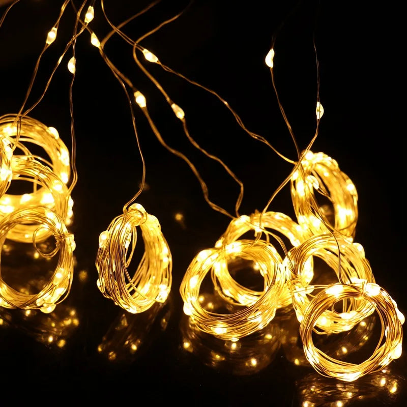 Christmas Ornaments Garland Lights - Perfect for Home Decor