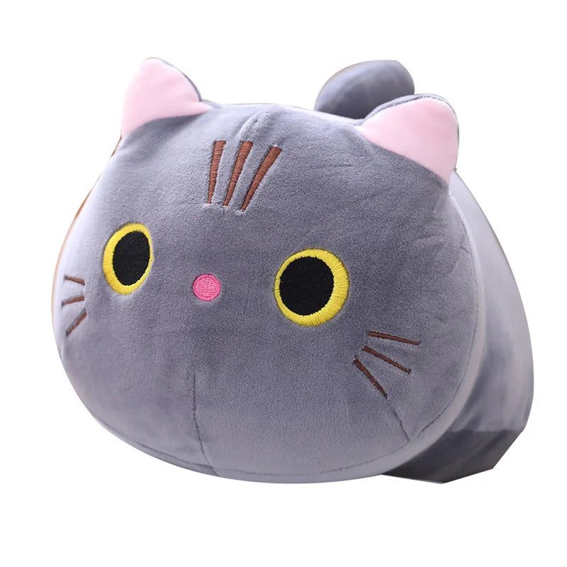 Soft Sweet Cat Plush Toy - Cute Cartoon Pillow for Kids & Babies