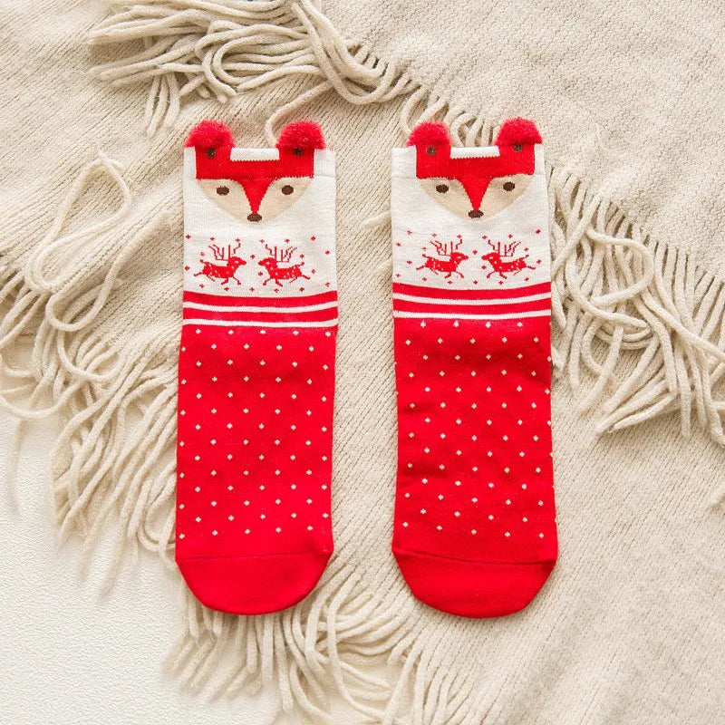 Xmas Cartoon Socks Ornaments - Perfect for Tree Decoration