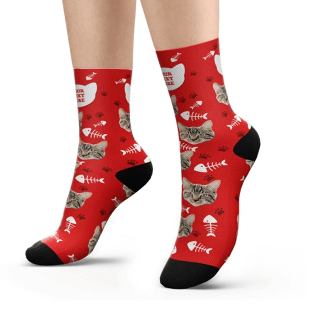 Customized Lover Face Socks - Memorable Christmas Present