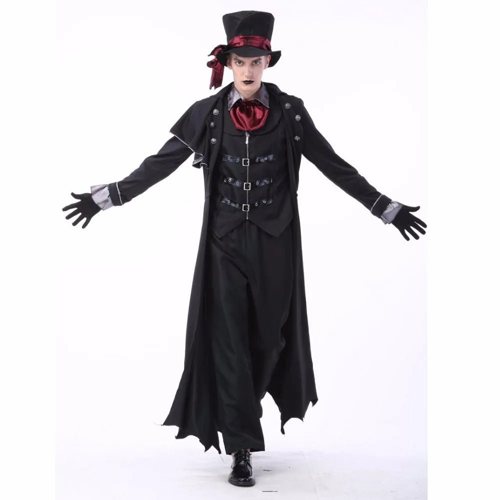 Adult Vampire Costumes for Couples - Halloween Party Cosplay Fancy Dress