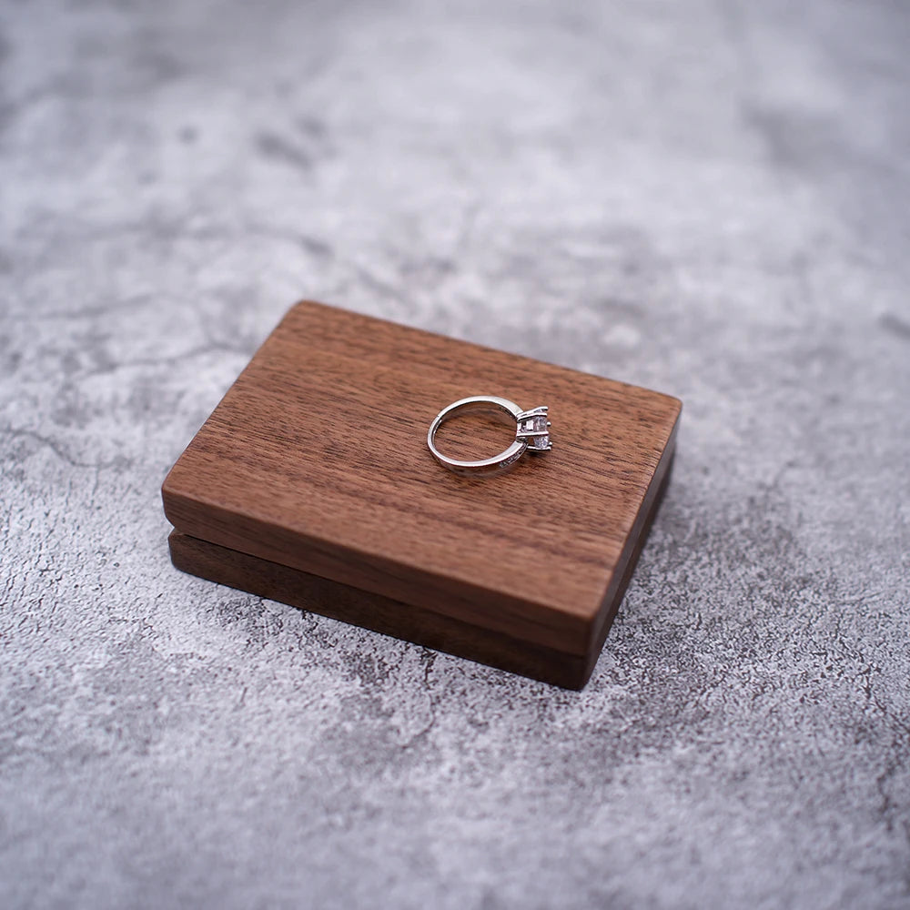 Personalized Proposal Ring Box - Custom Name Jewelry Storage