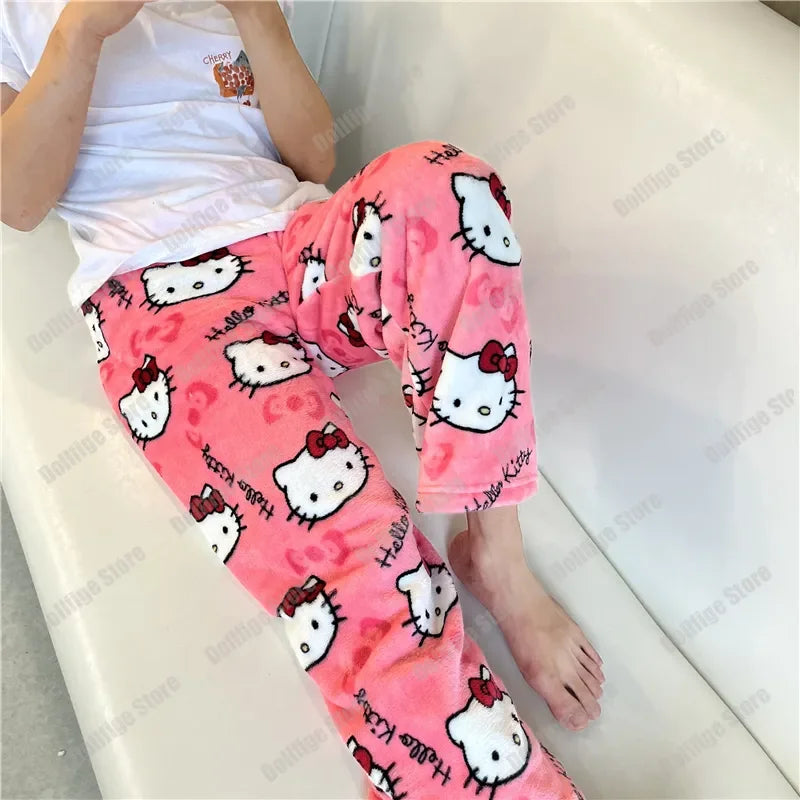 Cute and Comfy Hello Kitty Pajamas - Ideal for Cozy Nights at Home