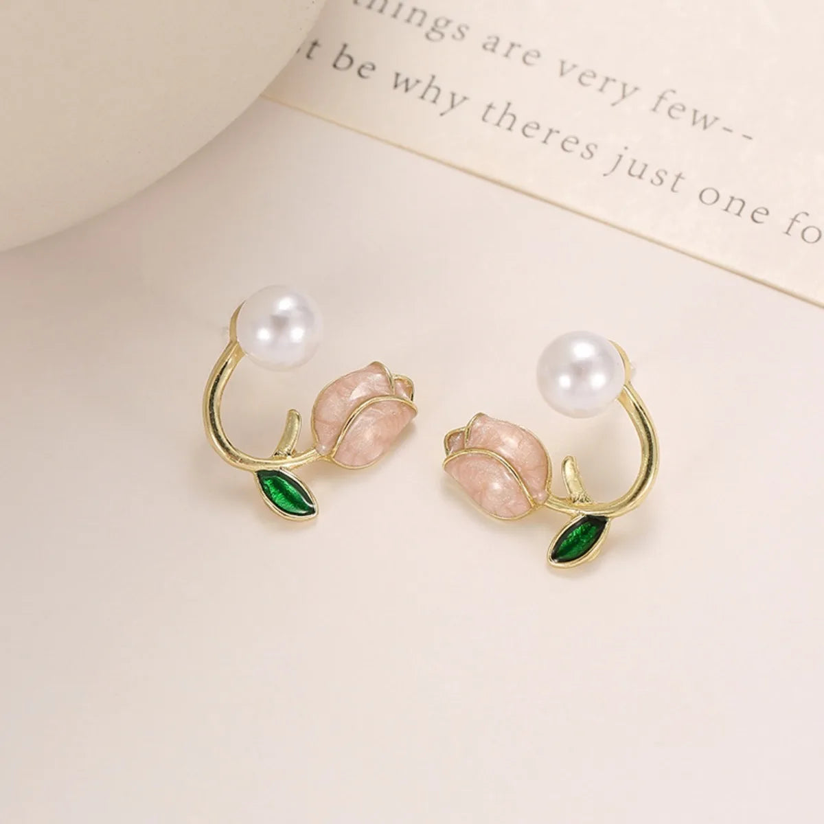 Tulip Flower Stud Earrings - Lightweight Summer Fashion Jewelry Gift