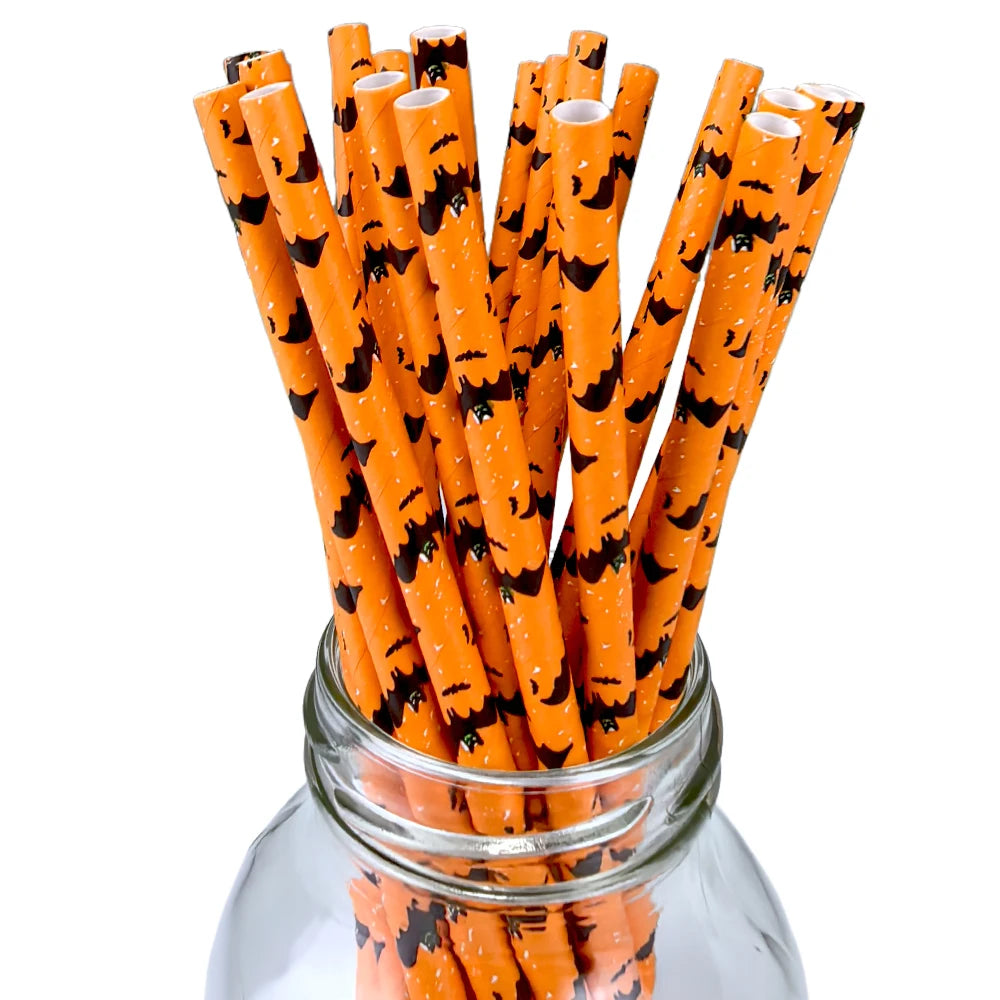 Cute Cartoon Animal Design Straws | Perfect for Halloween Festivities