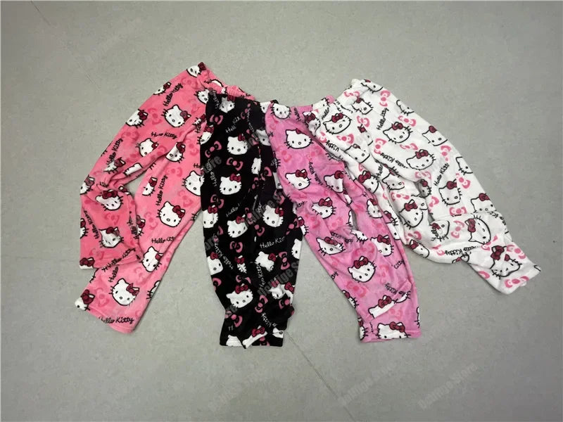 Cute and Comfy Hello Kitty Pajamas - Ideal for Cozy Nights at Home