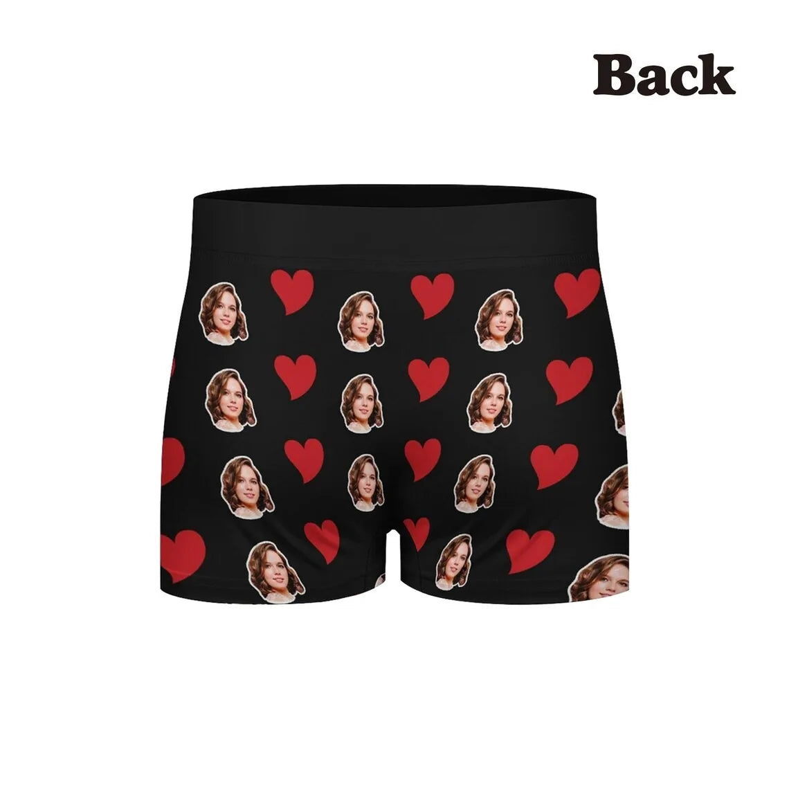 Personalized Men's Boxer Briefs – Custom Face Photo Underwear for Boyfriend