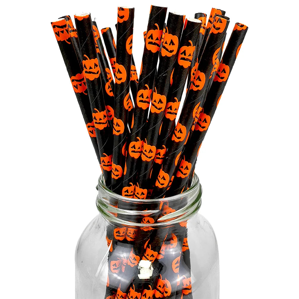 Cute Cartoon Animal Design Straws | Perfect for Halloween Festivities