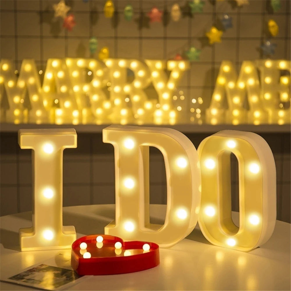 Brighten Up Your Space with Alphabet LED Night Lights for Every Occasion