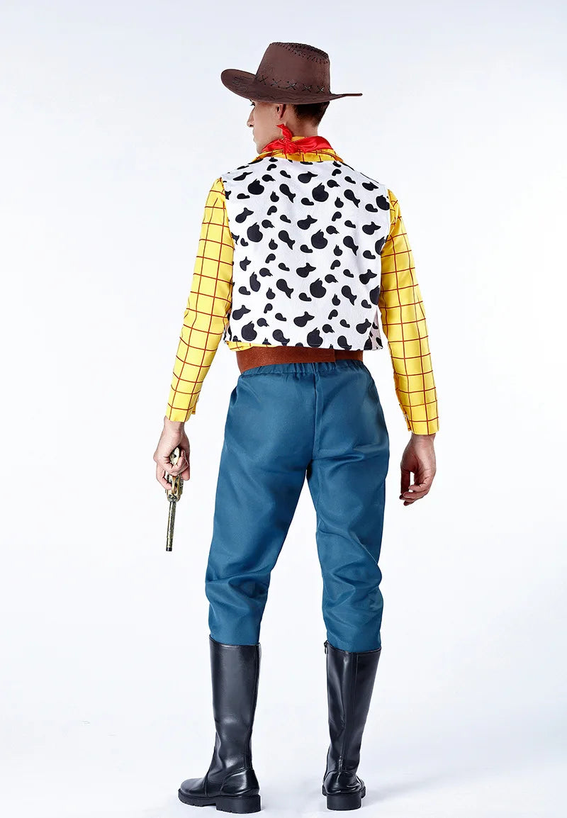 Sheriff Woody Toy Story Cosplay Costume for Adults - Full Set for Halloween and Parties