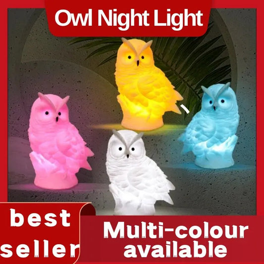 Adorable Owl Night Light | Perfect Ambient Light for Kids' Rooms