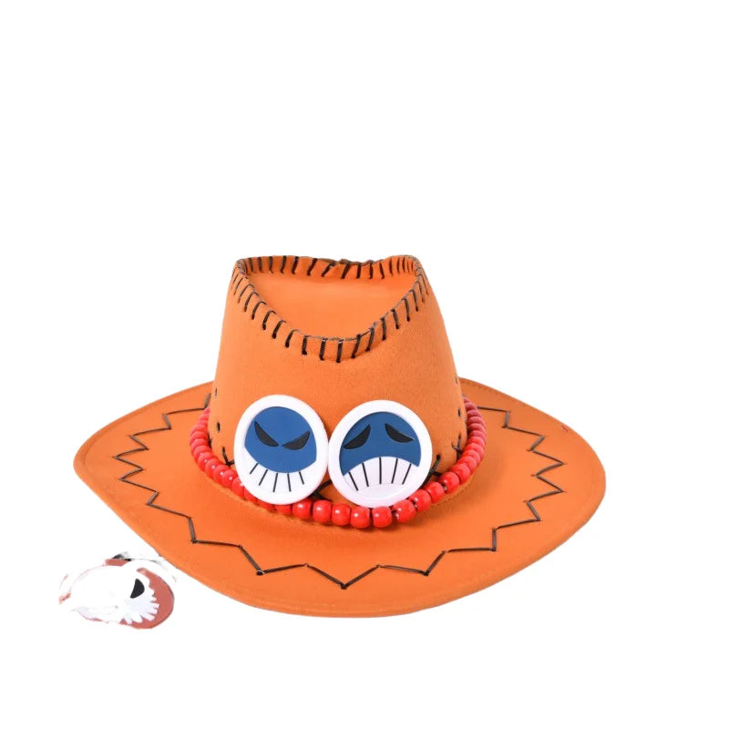 New Arrival Luffy Ace Cosplay Hat | Perfect for Halloween & Carnivals