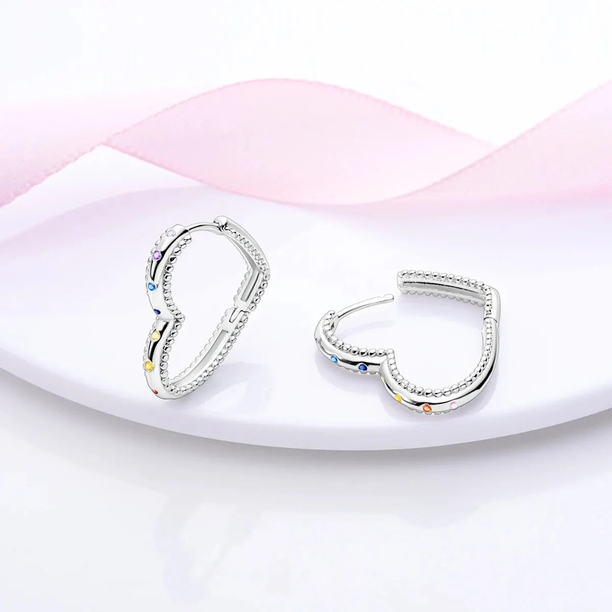 Trendy Silver Plated Hoop Earrings - Women’s Fashion Jewelry for Any Occasion