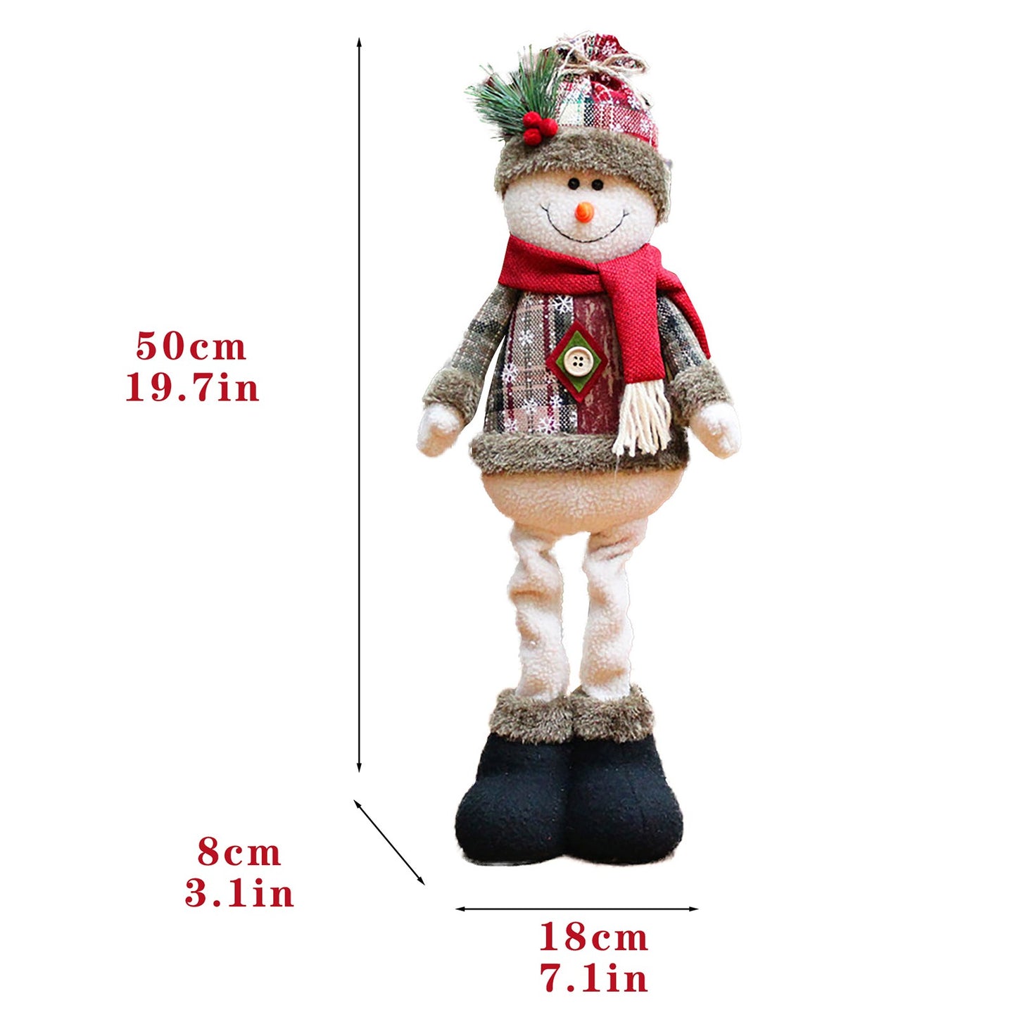 Holiday Decorative Dolls - Merry Christmas Ornaments for Your Home