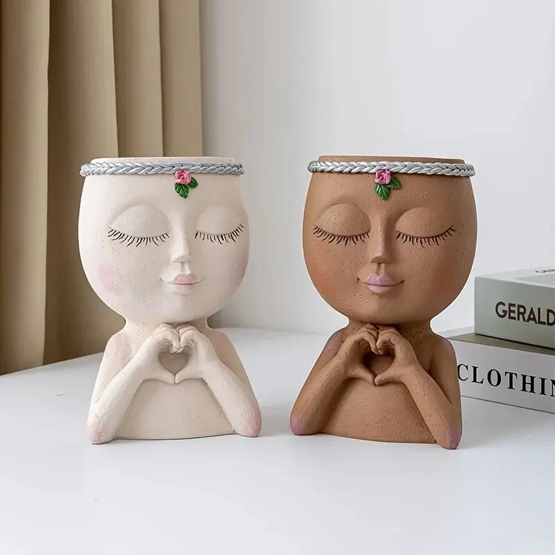 Unique Human Figure Flower Pot | Perfect for Home Decor and Plant Lovers