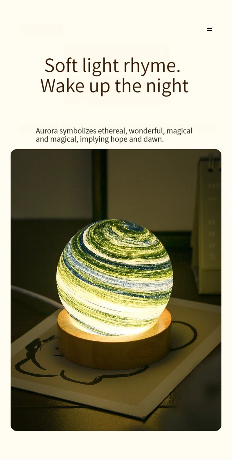 Unique 3D Moon Lamp with Wooden Stand – Ideal for Birthdays, Christmas, and Special Occasions