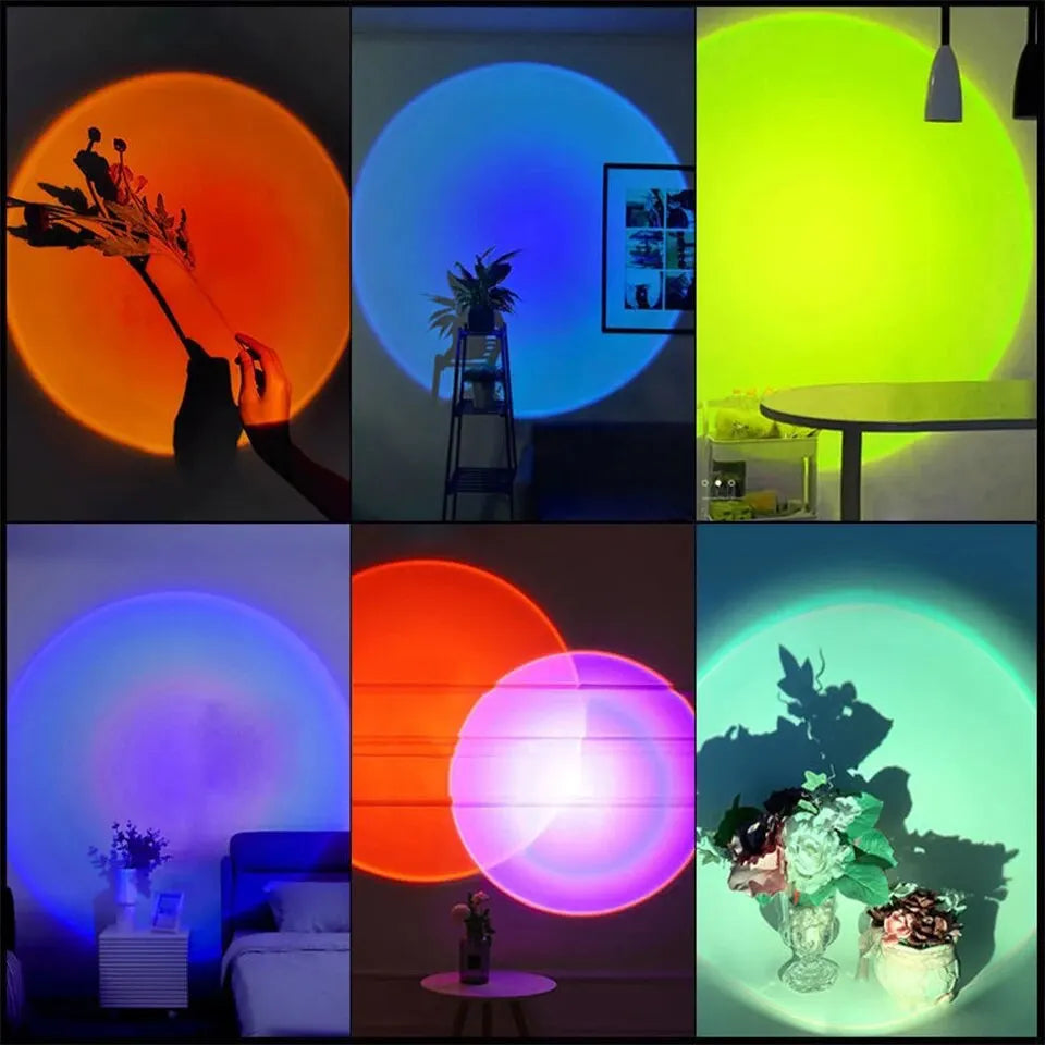 LED Projector Neon Night Light | Perfect for Living Room and Bedroom Decor