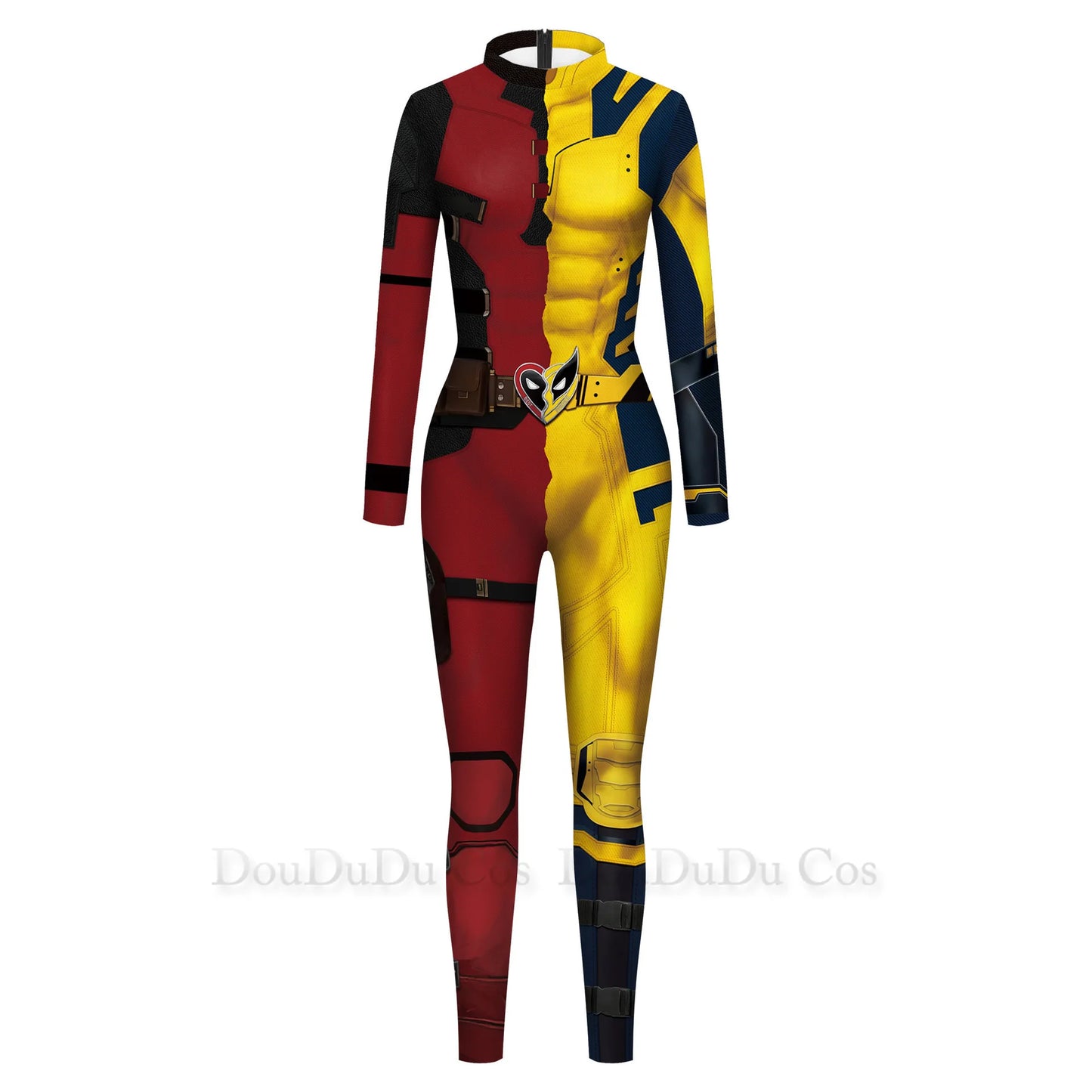 Deadpool Cosplay Jumpsuit for Men and Women - Perfect Halloween Costume