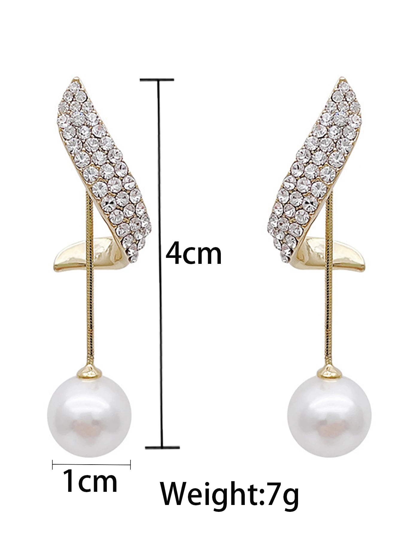 Stylish Pearl Tassel Earrings - Elegant Jewelry for Travel & Events