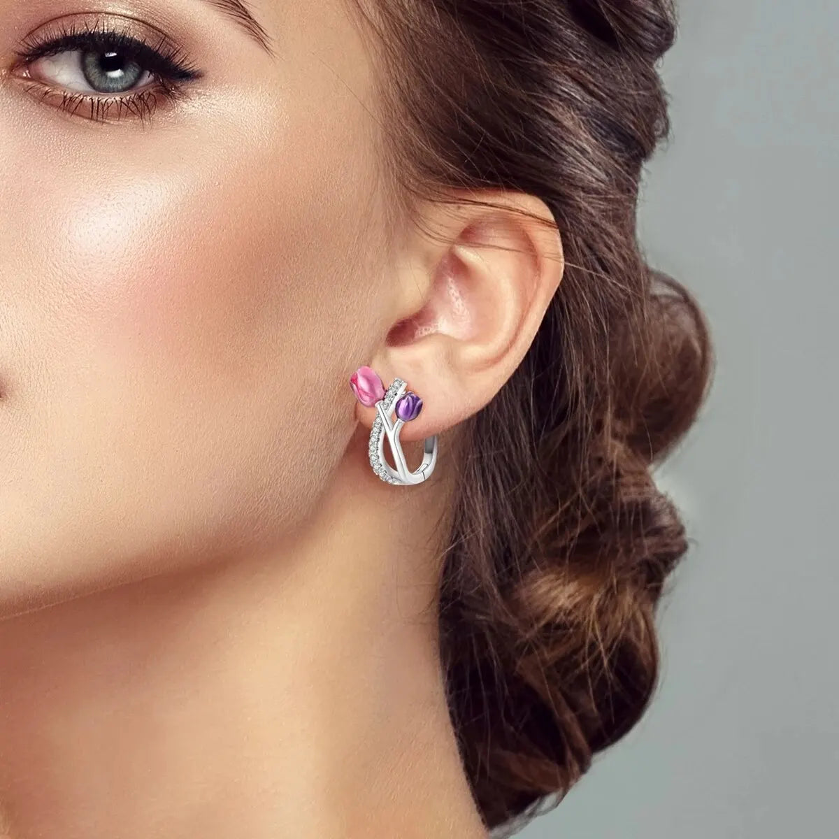 Trendy Silver Plated Hoop Earrings - Women’s Fashion Jewelry for Any Occasion