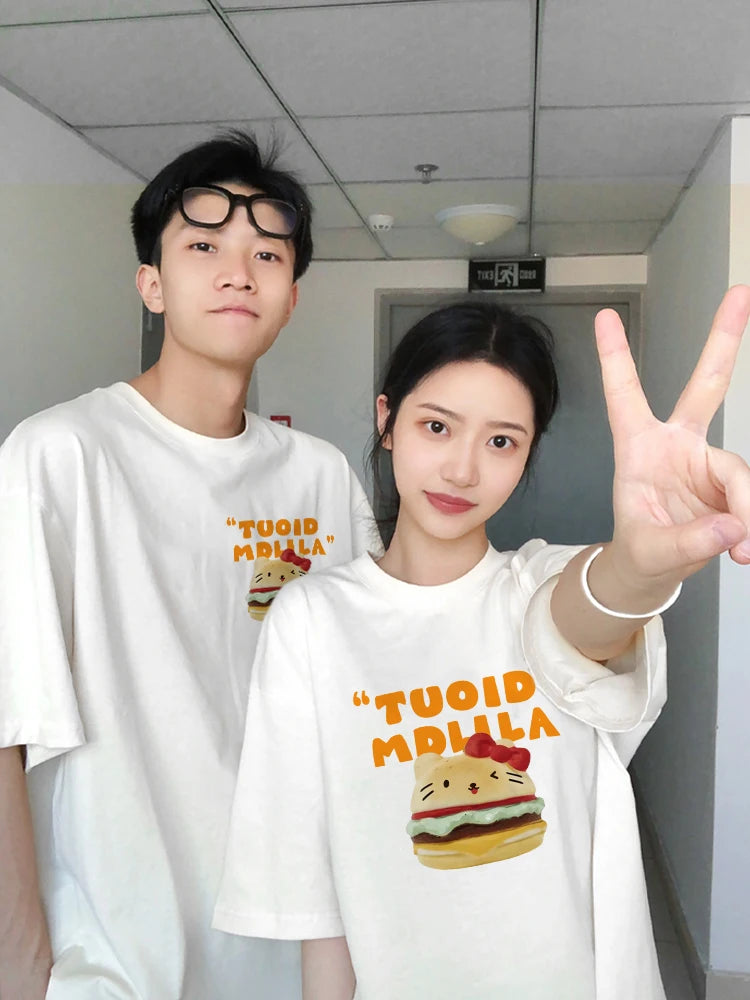 Matching Outfits for Couples Shirt Funny Couple Couples Matching cotton Tshirt y2k top korean reviews many clothes