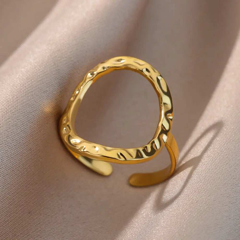 Simple and Elegant Geometric Rings for Women – Perfect Christmas Gift