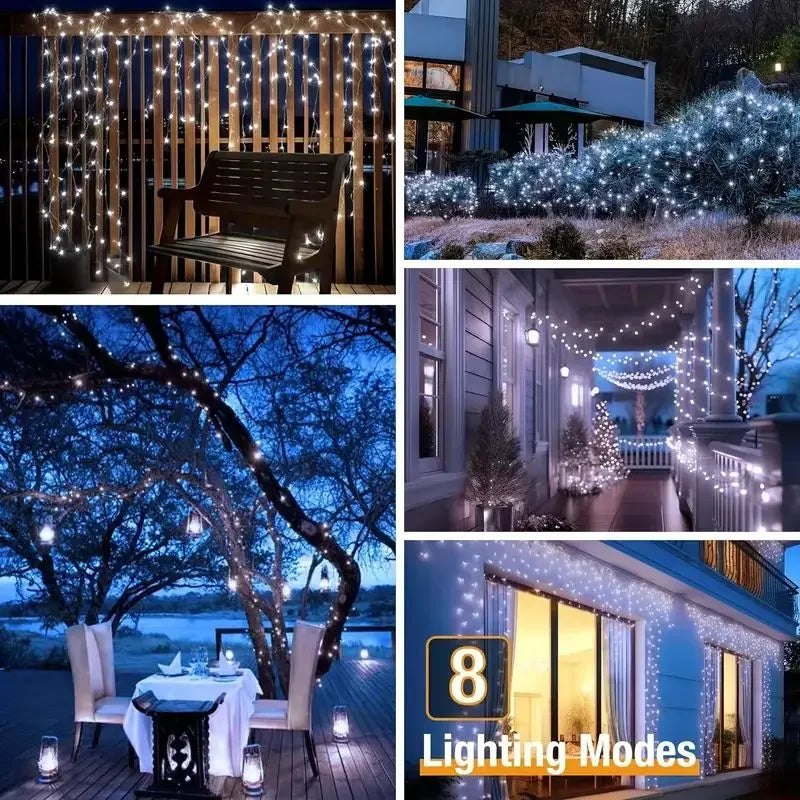 Outdoor LED Solar Fairy String Lights – Perfect for Garden & Holiday Decor