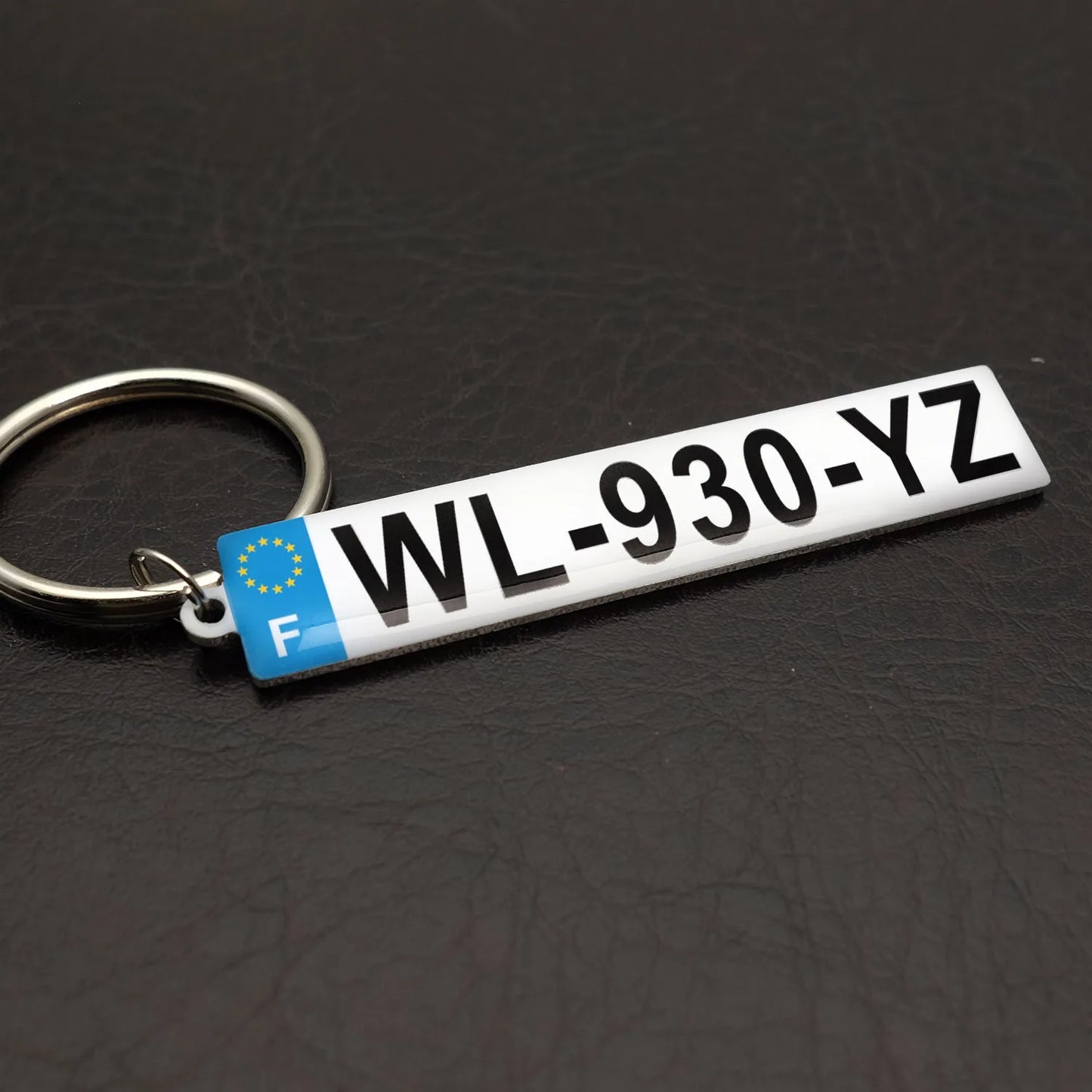 Personalized Number Plate Keychain | Unique Gift for Car Enthusiasts