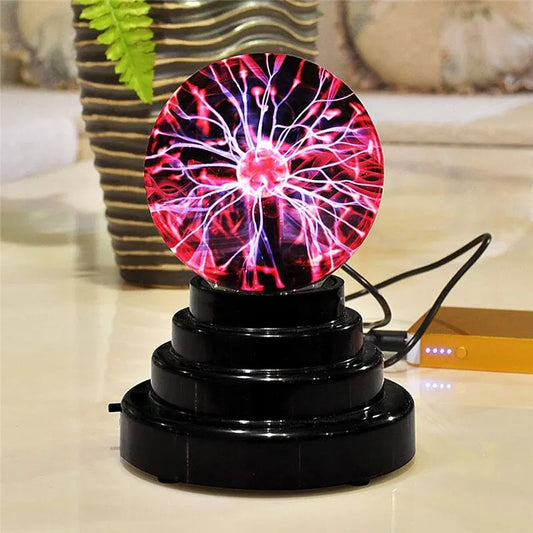 Colorful Plasma Ball Lamp - Engaging Touch Sensitive Night Light for Kids