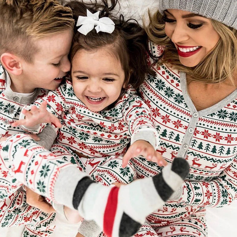 Christmas 2024 Family Matching Pajama Sets - Allover Print