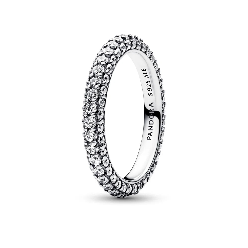 Sparkling Promise Rings - Stackable Wedding Rings for Women’s Party Jewelry