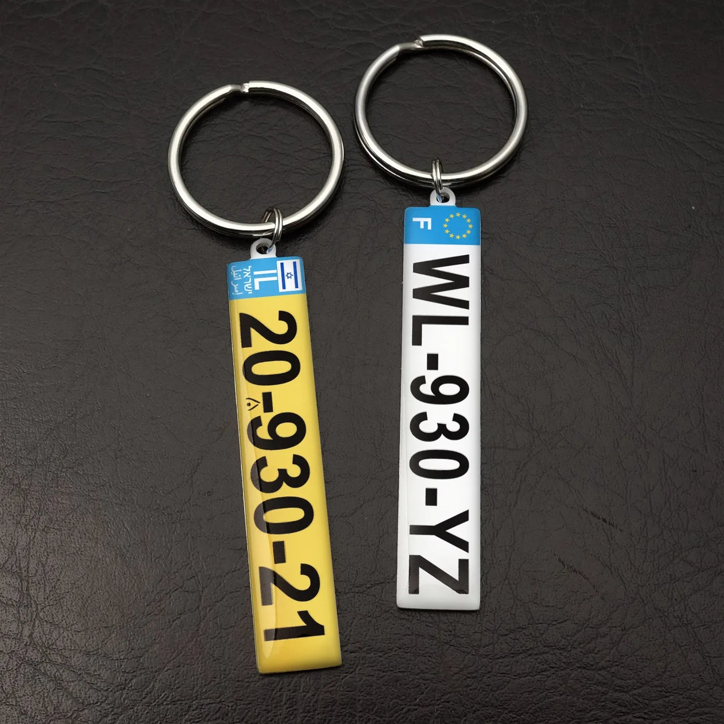 Personalized Number Plate Keychain | Unique Gift for Car Enthusiasts